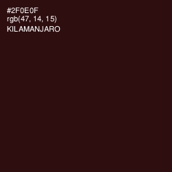 #2F0E0F - Kilamanjaro Color Image