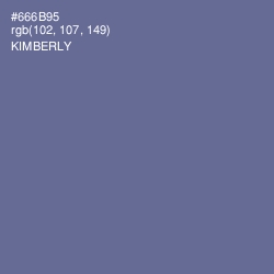 #666B95 - Kimberly Color Image