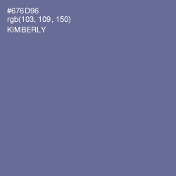 #676D96 - Kimberly Color Image