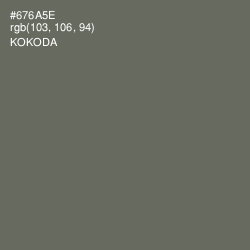 #676A5E - Kokoda Color Image