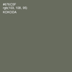 #676C5F - Kokoda Color Image