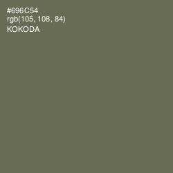 #696C54 - Kokoda Color Image