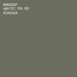 #6B6D5F - Kokoda Color Image