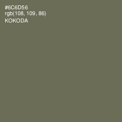 #6C6D56 - Kokoda Color Image