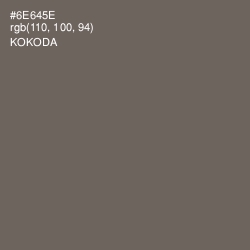 #6E645E - Kokoda Color Image