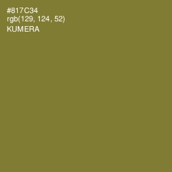 #817C34 - Kumera Color Image