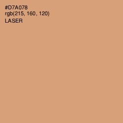 #D7A078 - Laser Color Image
