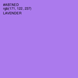 #AB7AED - Lavender Color Image