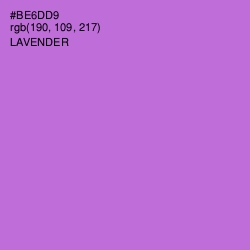 #BE6DD9 - Lavender Color Image