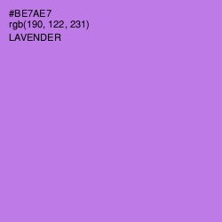 #BE7AE7 - Lavender Color Image