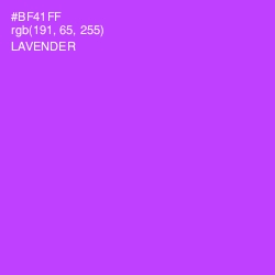 #BF41FF - Lavender Color Image