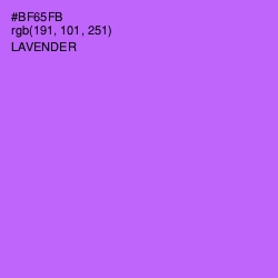 #BF65FB - Lavender Color Image