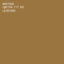 #9A7540 - Leather Color Image