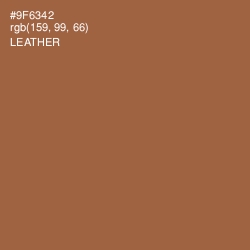 #9F6342 - Leather Color Image