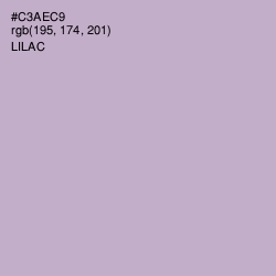 #C3AEC9 - Lilac Color Image