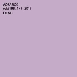 #C6ABC9 - Lilac Color Image
