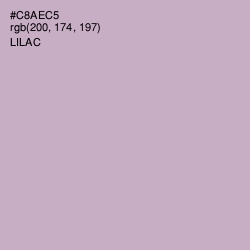 #C8AEC5 - Lilac Color Image