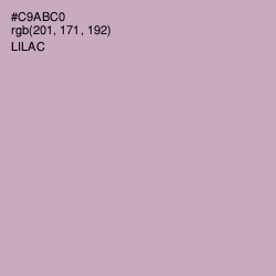 #C9ABC0 - Lilac Color Image