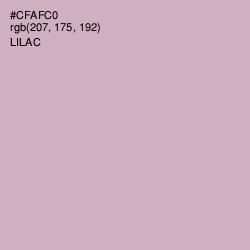 #CFAFC0 - Lilac Color Image