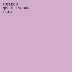 #D3ADCD - Lilac Color Image