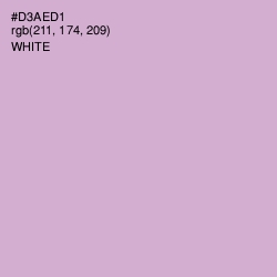 #D3AED1 - Lilac Color Image