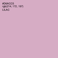 #D6ACC5 - Lilac Color Image