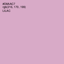 #D8AAC7 - Lilac Color Image