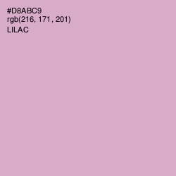 #D8ABC9 - Lilac Color Image