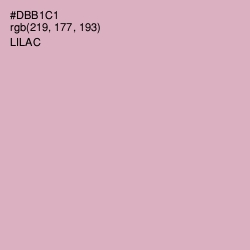 #DBB1C1 - Lilac Color Image