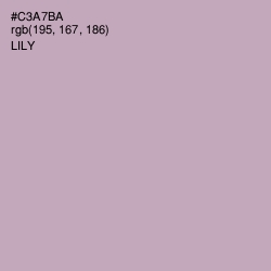 #C3A7BA - Lily Color Image