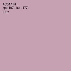 #C5A1B1 - Lily Color Image