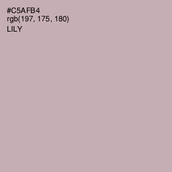 #C5AFB4 - Lily Color Image