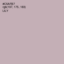 #C5AFB7 - Lily Color Image