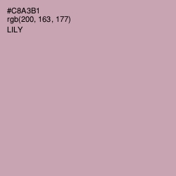 #C8A3B1 - Lily Color Image
