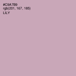#C9A7B9 - Lily Color Image