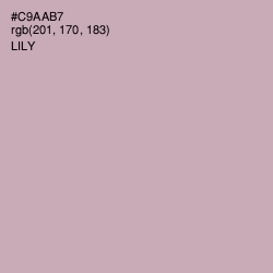 #C9AAB7 - Lily Color Image