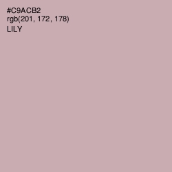 #C9ACB2 - Lily Color Image