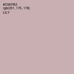 #C9AFB2 - Lily Color Image
