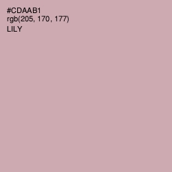 #CDAAB1 - Lily Color Image
