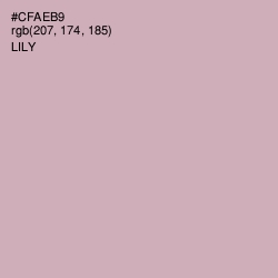 #CFAEB9 - Lily Color Image