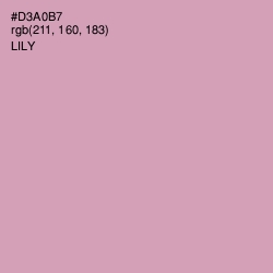 #D3A0B7 - Lily Color Image