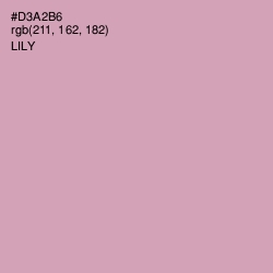 #D3A2B6 - Lily Color Image