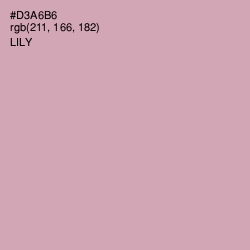 #D3A6B6 - Lily Color Image