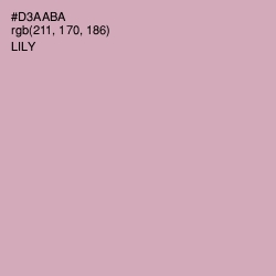 #D3AABA - Lily Color Image