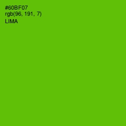 #60BF07 - Lima Color Image