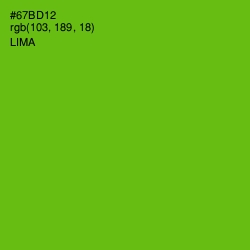#67BD12 - Lima Color Image