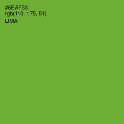 #6EAF33 - Lima Color Image