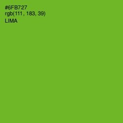 #6FB727 - Lima Color Image