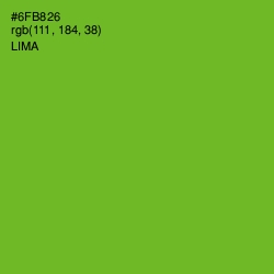 #6FB826 - Lima Color Image