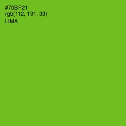#70BF21 - Lima Color Image